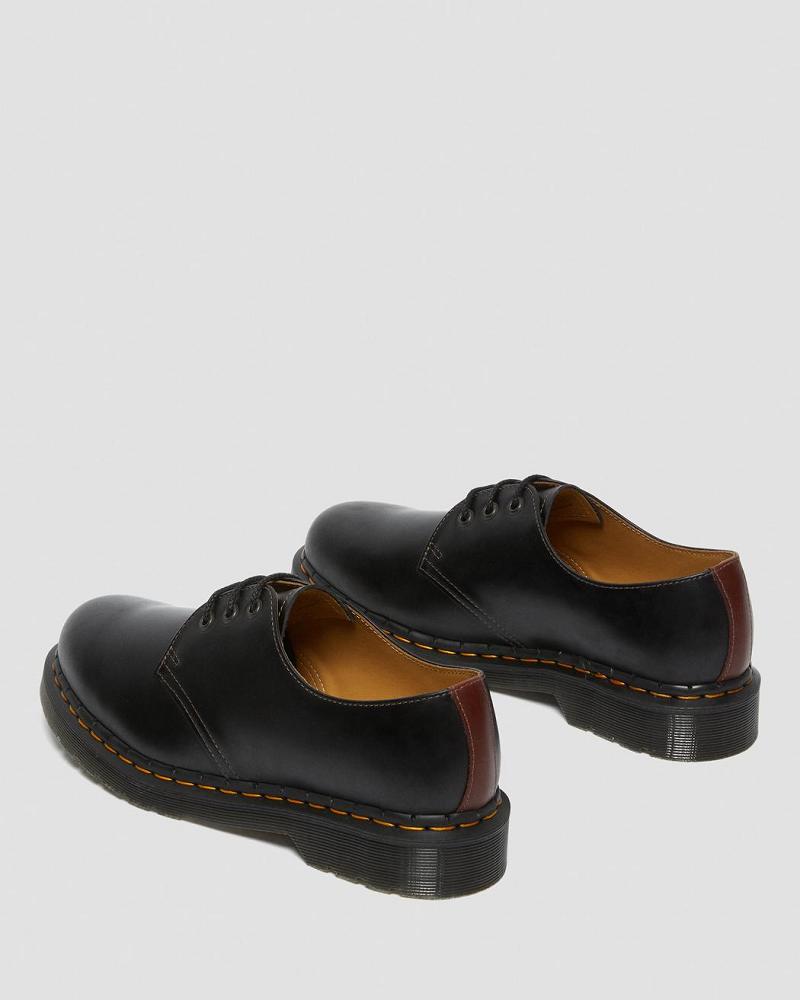 Zapatos Oxford Dr Martens 1461 Men's Abruzzo Cuero Hombre Negros Marrom | MX 217RVD